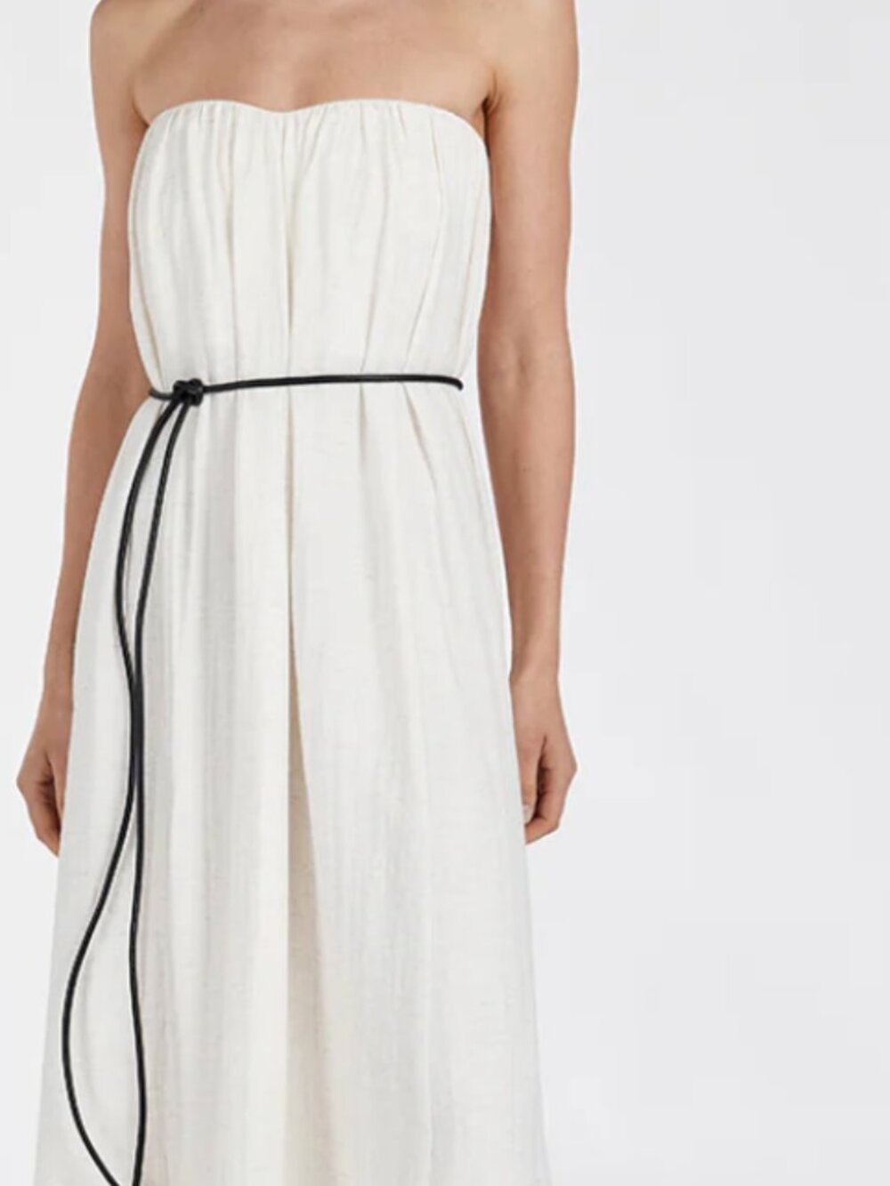Shaniya Cream Marle Midi Dress- Dissh Size US 14